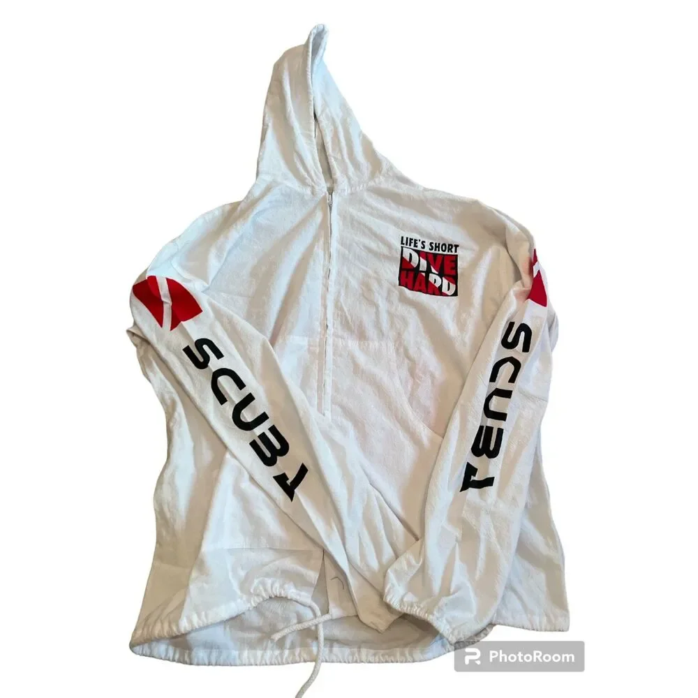 Lifes‎ Short Dive Hard Jacket Small Vintage Zip Front Hooded